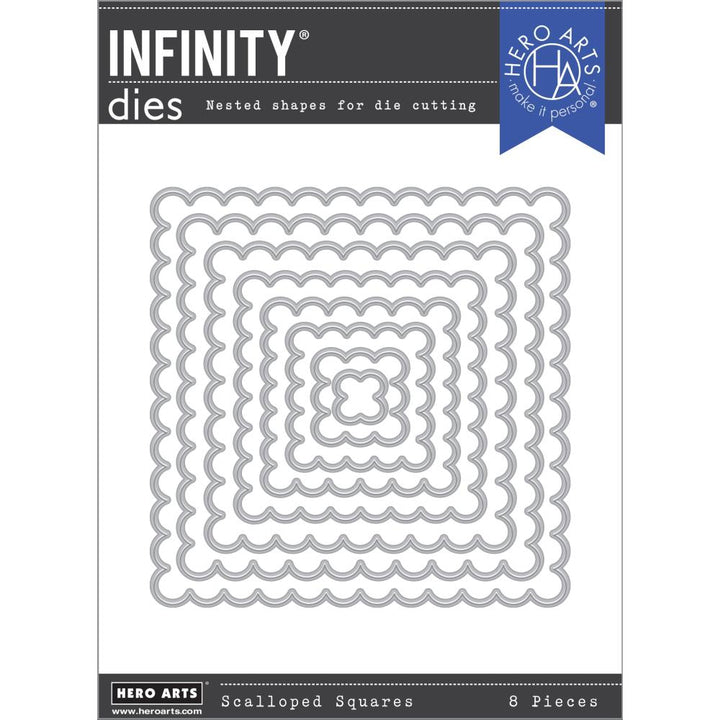 Hero Arts Infinity Dies: Square Scallop (HADF183)