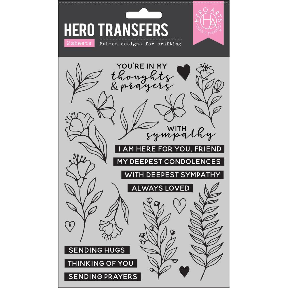 Hero Arts Hero Transfers: With Sympathy (HART118)