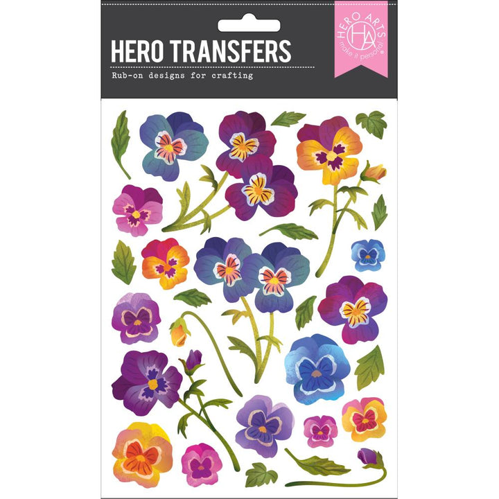 Hero Arts Hero Transfers: Pansies (HART125)