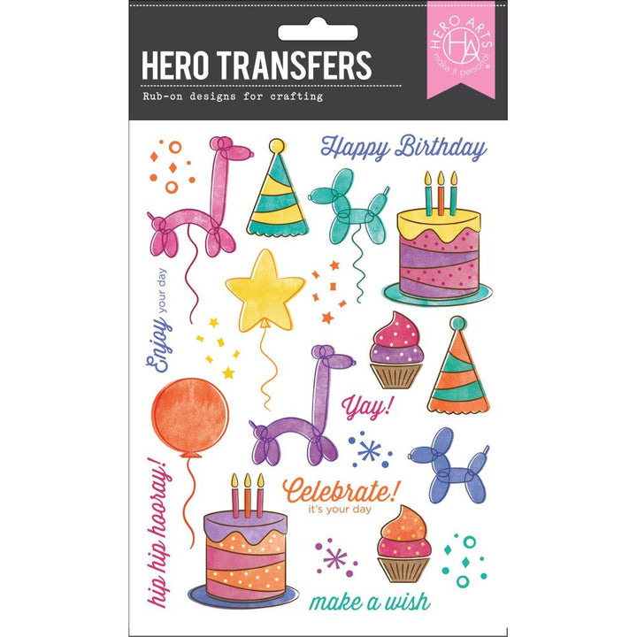 Hero Arts Hero Transfers: Birthday Party (HART126)