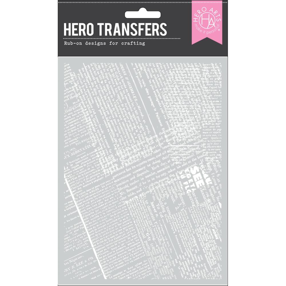 Hero Arts Hero Transfers: White Collage Backgrounds Part 2 (HART128)