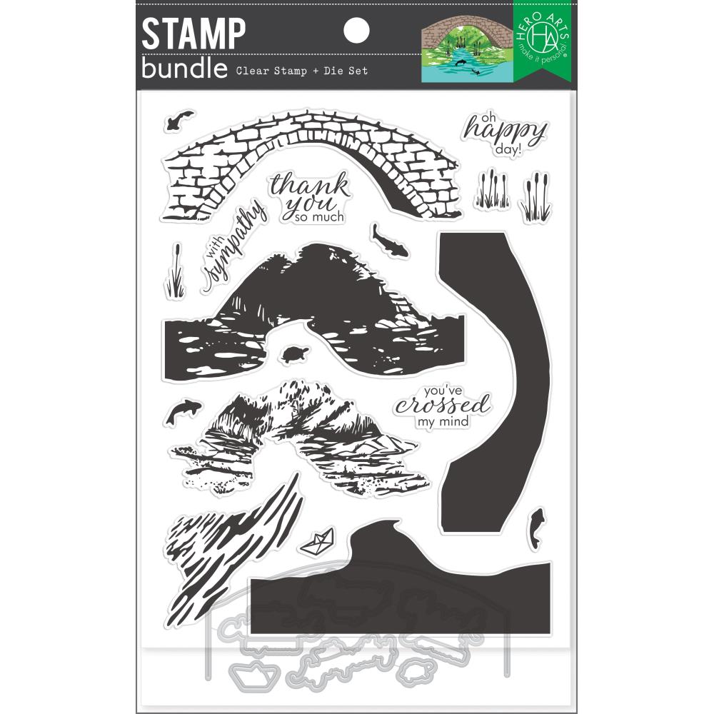 Hero Arts HeroScape Clear Stamp & Die Combo: Stone Bridge (HASB394)