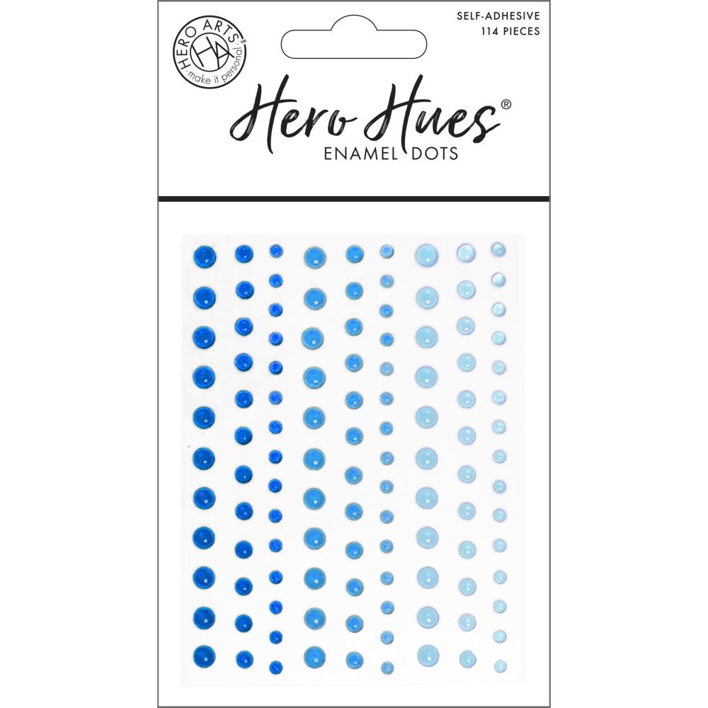 Hero Arts Hero Hues Enamel Dots: Translucent Blues (HACH337)