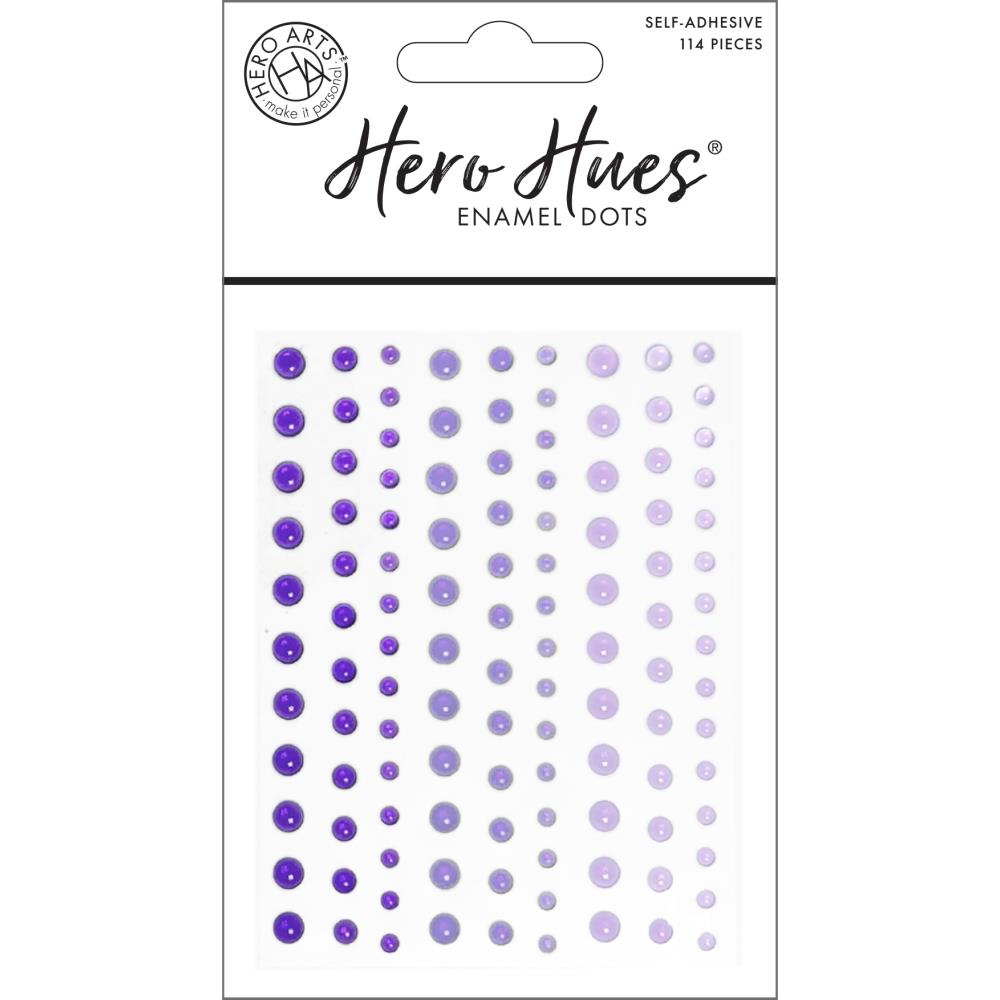 Hero Arts Hero Hues Enamel Dots: Translucent Purples (HACH339)