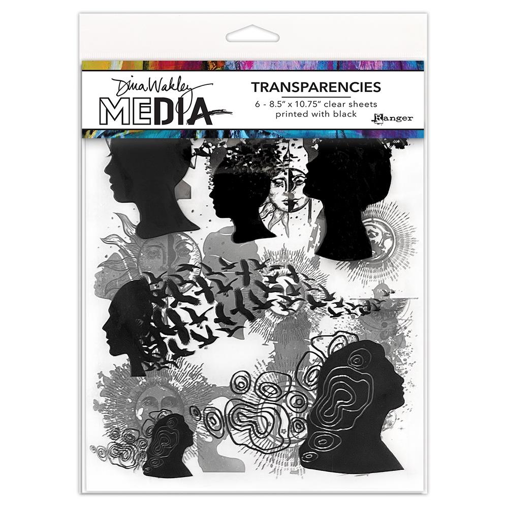 Dina Wakley Media Transparencies: Focals Set 1 (MDA82811)