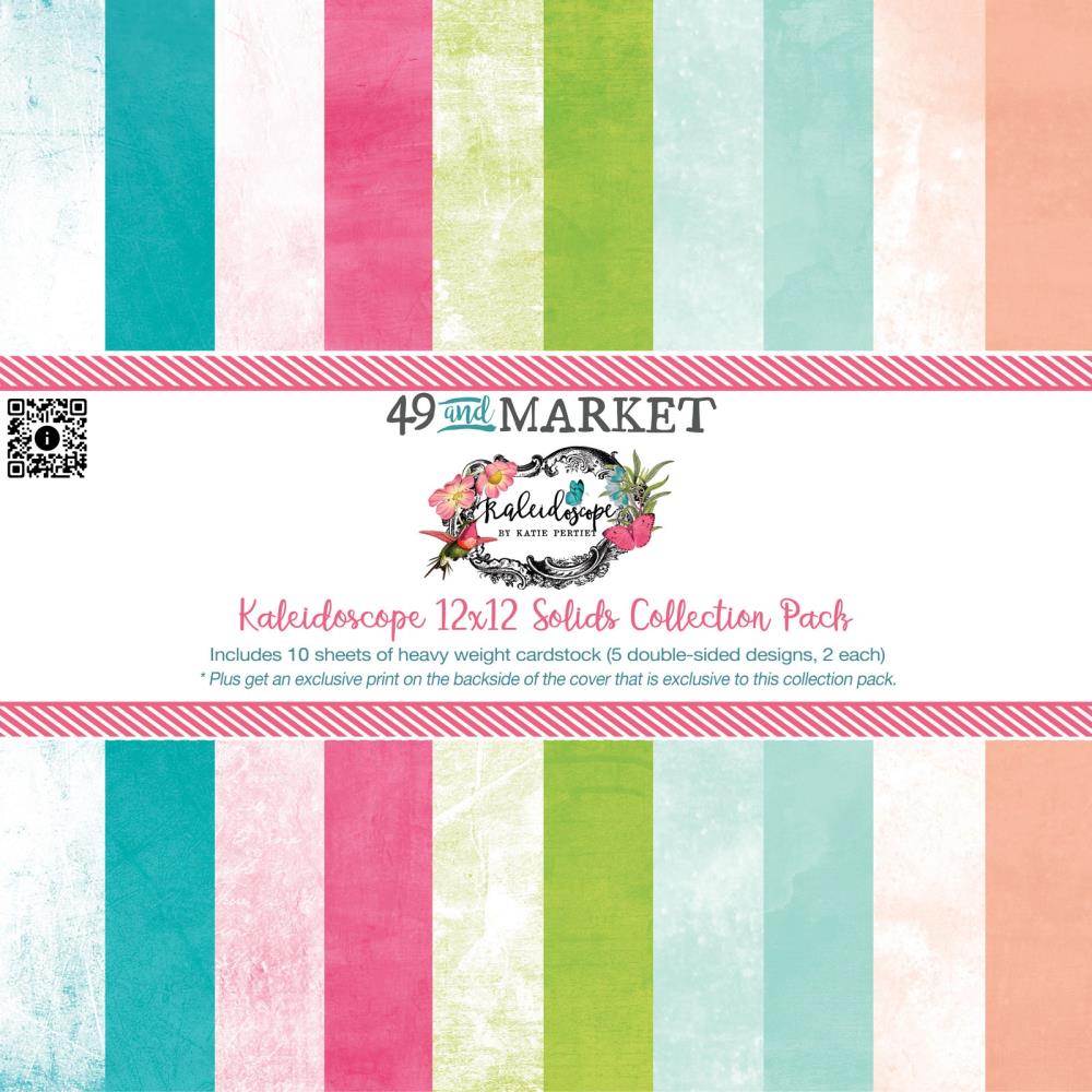 49 and Market Kaleidoscope 12"X12" Collection Pack: Solids (KAL26962)