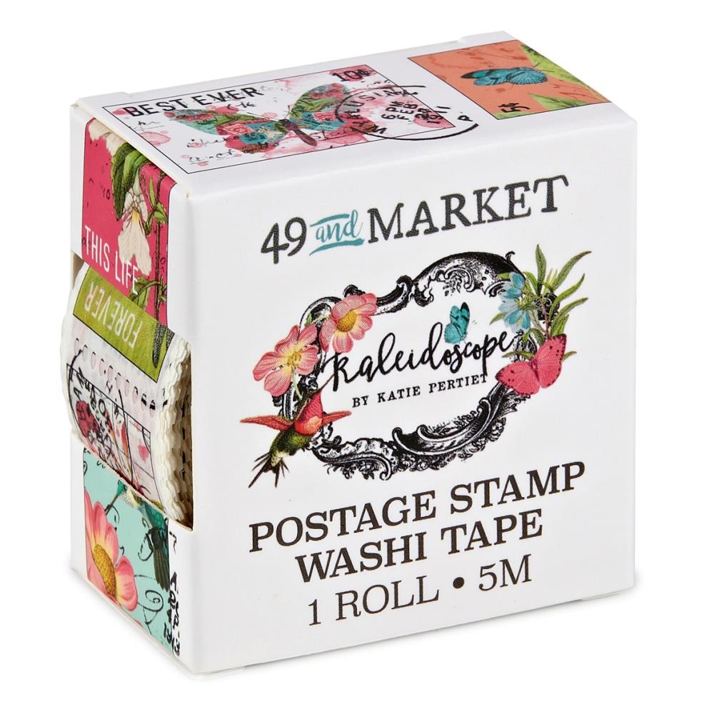 49 and Market Kaleidoscope Washi Tape Roll: Postage (KAL27303)