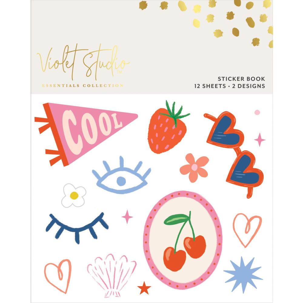 Crafter's Companion Violet Studio Sticker Book: Pretty In Pink (TKBKPRPK)