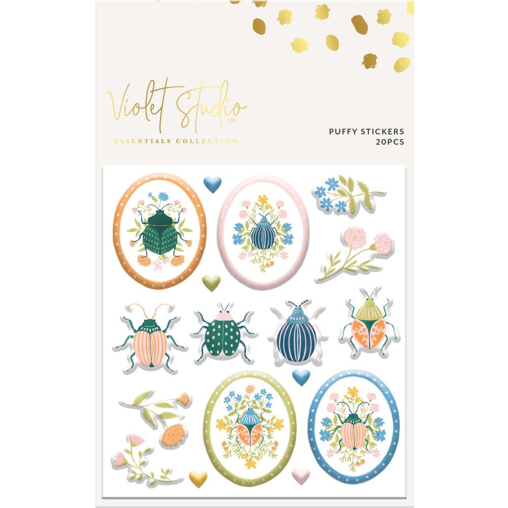 Crafter's Companion Violet Studio Puffy Stickers: Love Bug (KPFFLBUG)