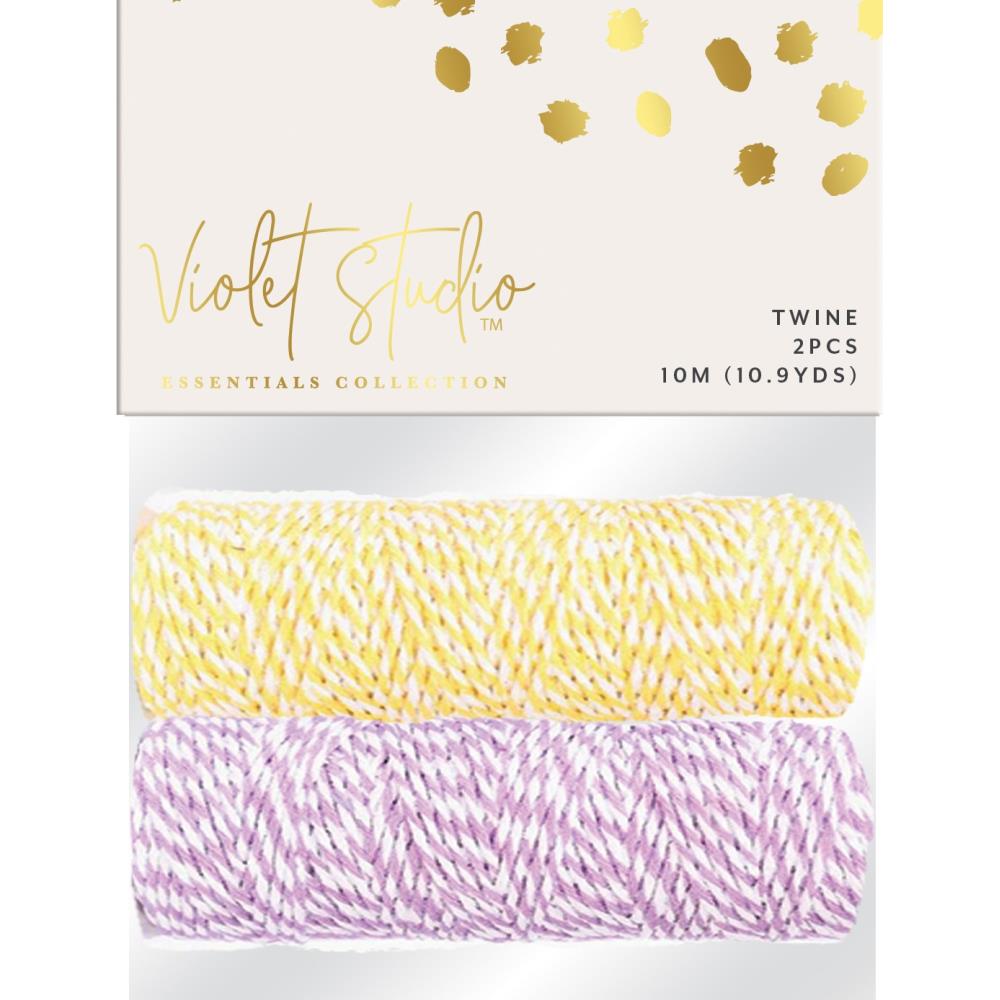 Crafter's Companion Violet Studio Twine: Spring Pastels, 2/Pkg (VTWNSPST)