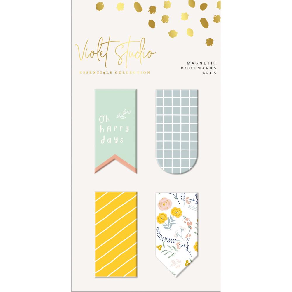 Crafter's Companion Violet Studio Magnetic Bookmarks: Handmade Happiness (MGNCHMHP)