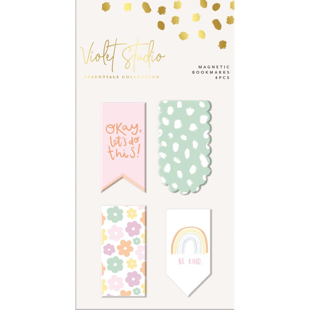 Crafter's Companion Violet Studio Magnetic Bookmarks: Pastel Crush (MGNCPSCR)