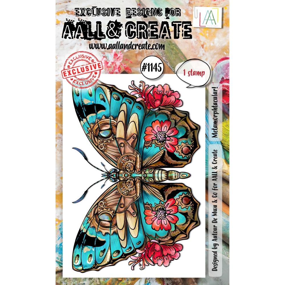 AALL And Create A6 Photopolymer Clear Stamp Set: Metamorphtacular! (LLTP1145)