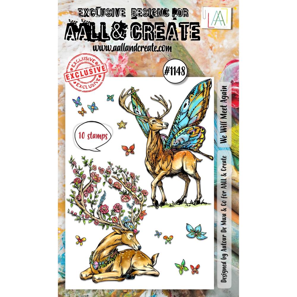 AALL And Create A6 Photopolymer Clear Stamp Set: We Will Meet Again (LLTP1148)