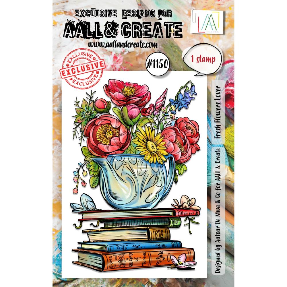 AALL And Create A7 Photopolymer Clear Stamp Set: Fresh Flowers Lover (LLTP1150)