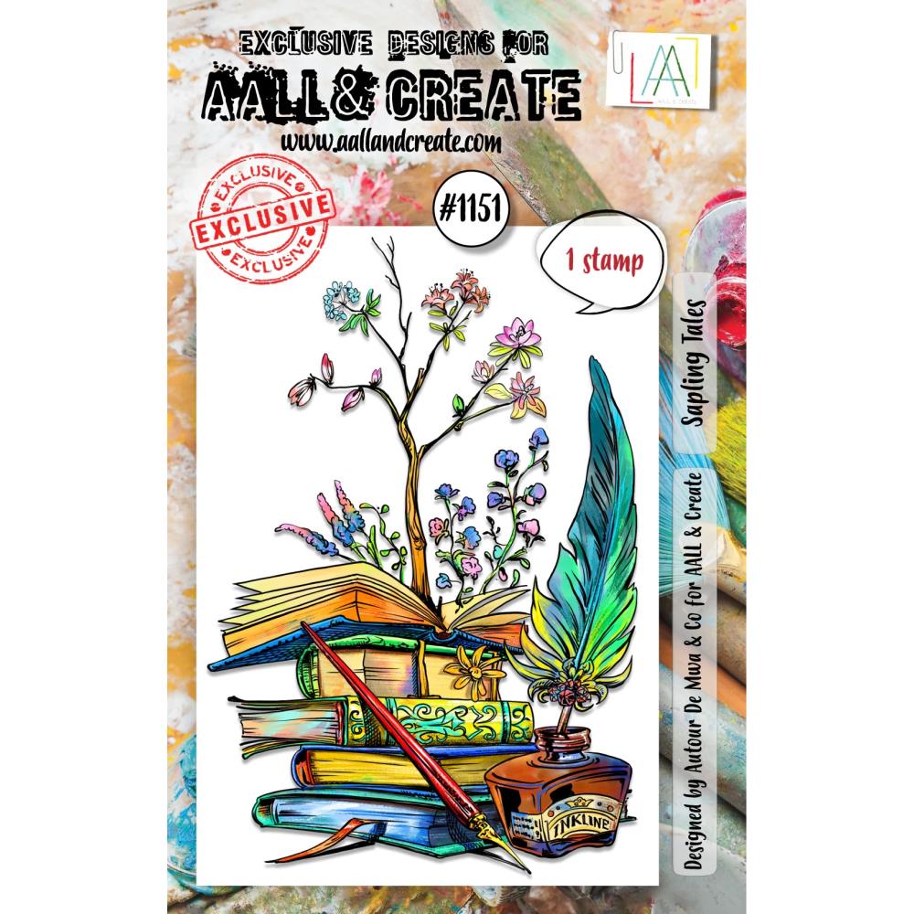 AALL And Create A7 Photopolymer Clear Stamp Set: Sapling Tales (LLTP1151)