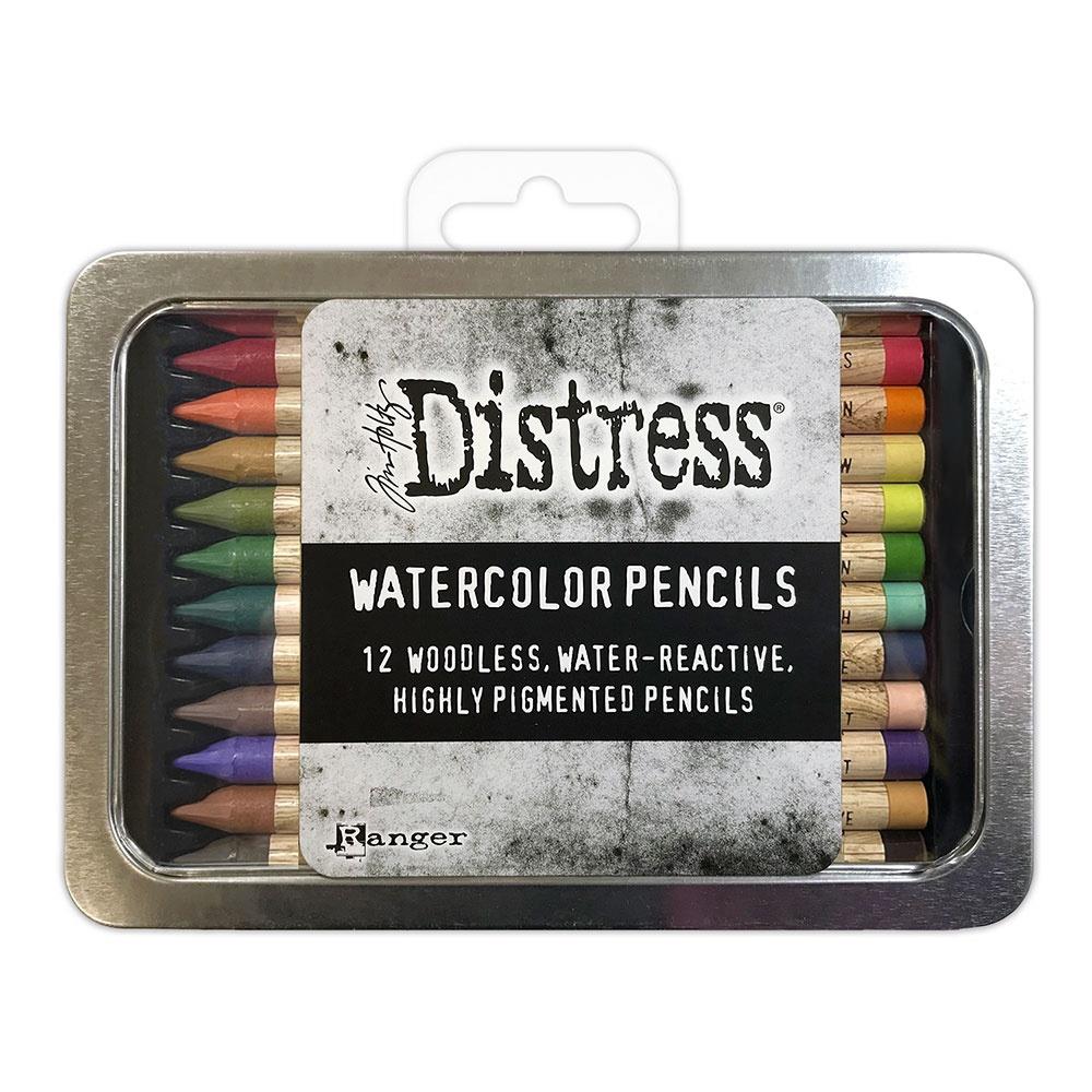 Tim Holtz Distress Watercolor Pencils, Set #4, 12/Pkg (TDH83580)