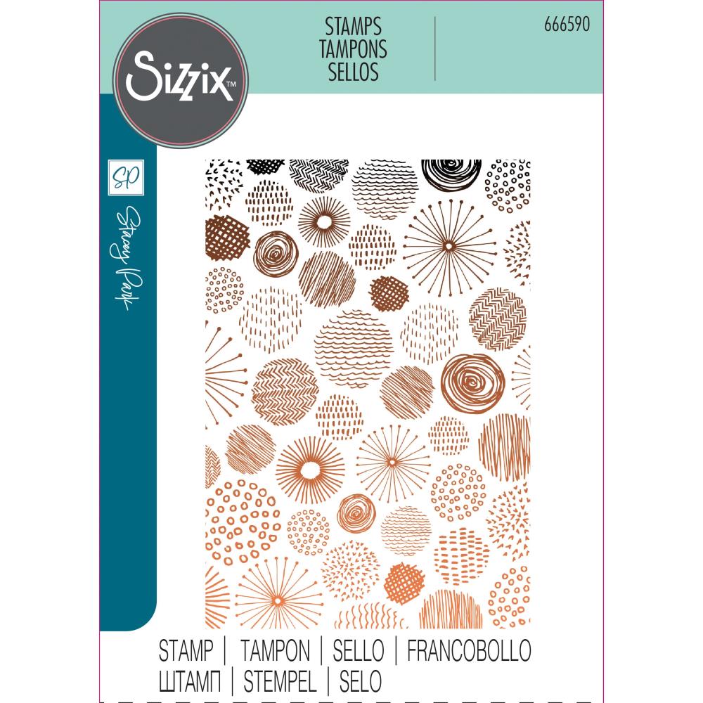 Sizzix Cosmopolitan Clear Stamp Set: Ecliptic, By Stacey Park (666590)