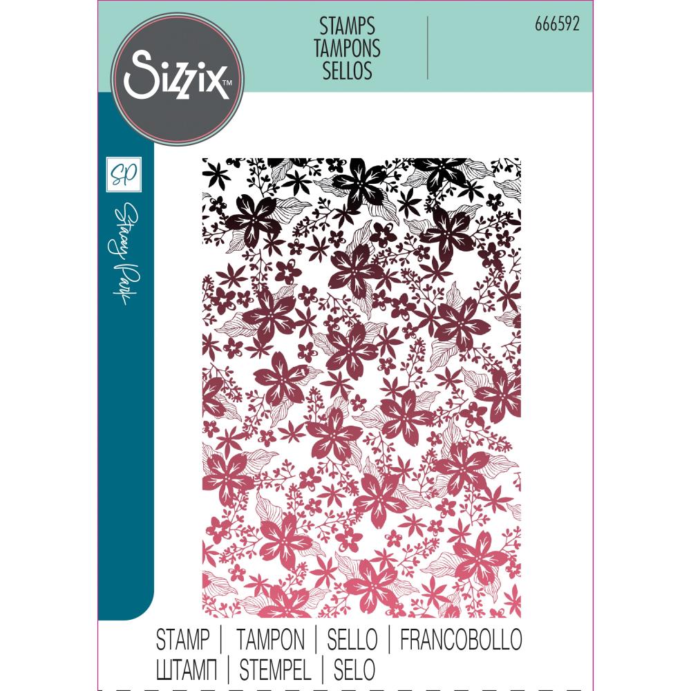 Sizzix Cosmopolitan Clear Stamp Set: Petals, By Stacey Park (666592)