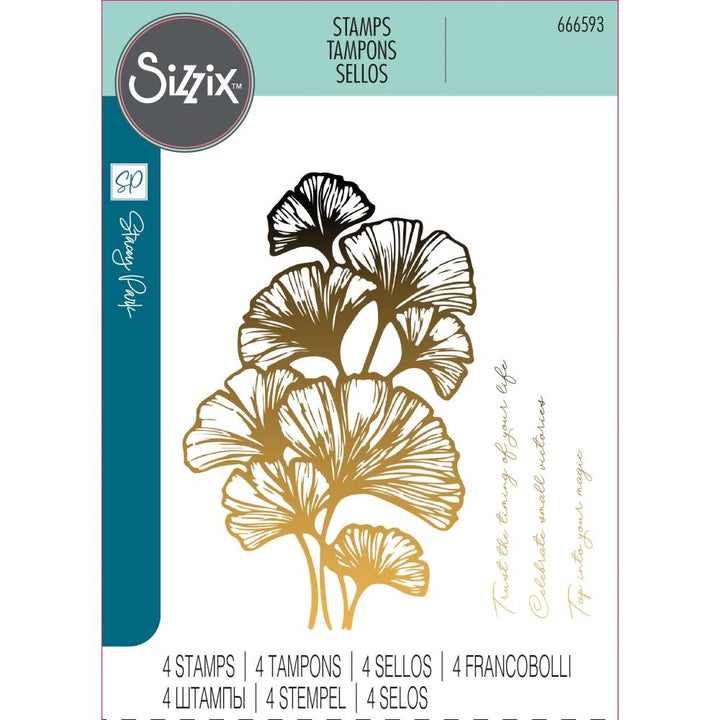 Sizzix Cosmopolitan Clear Stamp Set: Inspire, 4/Pkg, By Stacey Park (666593)