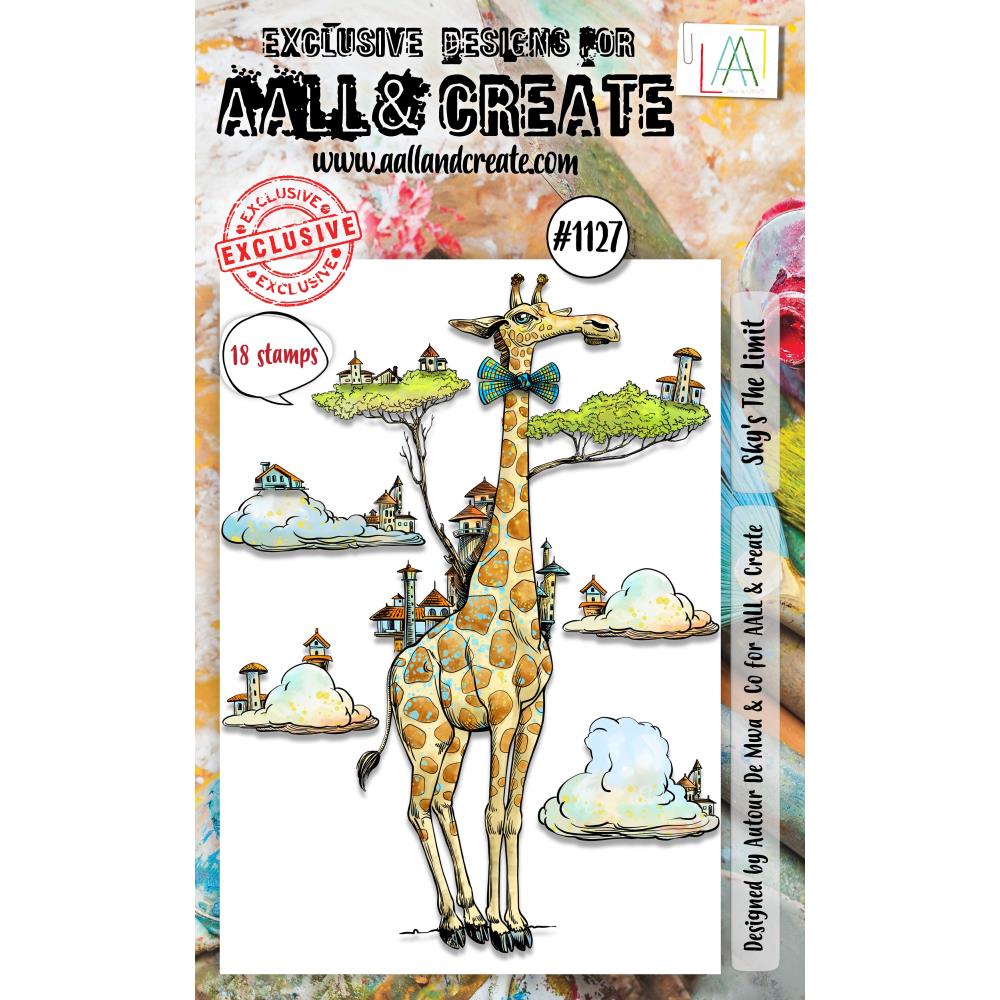 AALL And Create A6 Photopolymer Clear Stamp Set: Sky's The Limit (AALL-TP-1127)