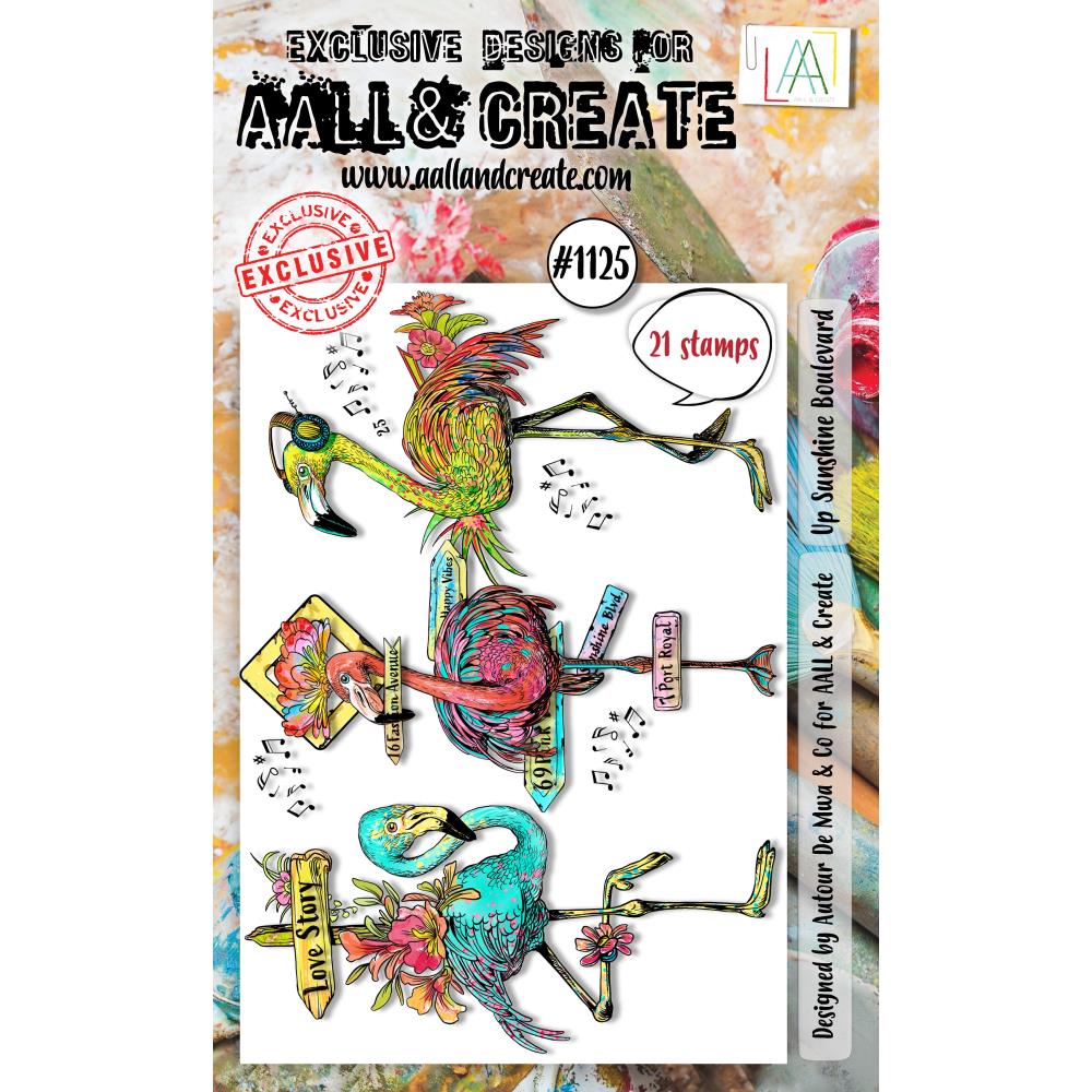 AALL And Create A6 Photopolymer Clear Stamp Set: Up Sunshine Boulevard (AALL-TP-1125)