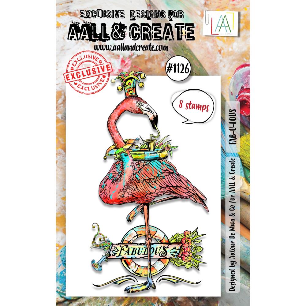 AALL And Create A7 Photopolymer Clear Stamp Set: FAB-U-LOUS (AALL-TP-1126)