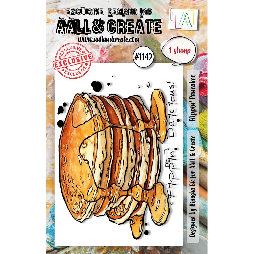 AALL And Create A7 Photopolymer Clear Stamp Set: Flippin' Pancakes (AALL-TP-1142)