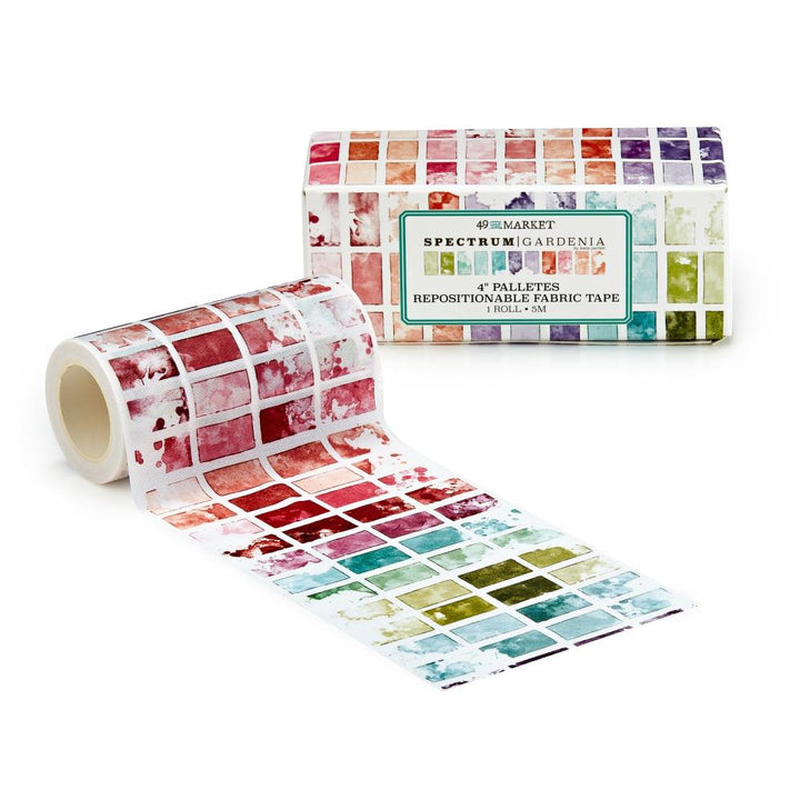 49 and Market Spectrum Gardenia 4" Fabric Tape Roll: Palletes (SG39982)