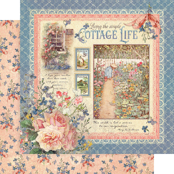 Graphic 45 Cottage Life 12"x12" Collection Pack (G4502397)