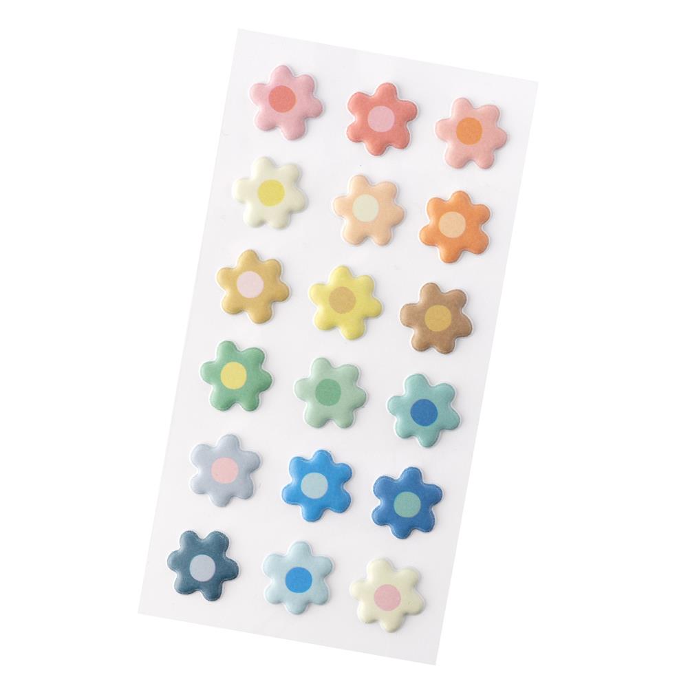 Jen Hadfield Flower Child Mini Puffy Stickers, 36/Pkg (JH014162)