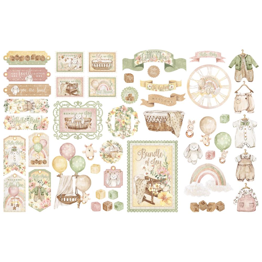 Graphic 45 Little One Cardstock Die-Cut Assortment (G4502606)