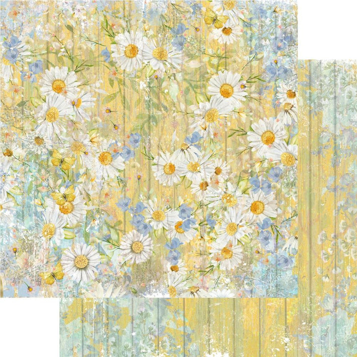 Crafter's Companion Nature's Garden Delightful Daisies 12"x12" Double-Sided Paper Pad, 36/Pkg (DDPAD12)