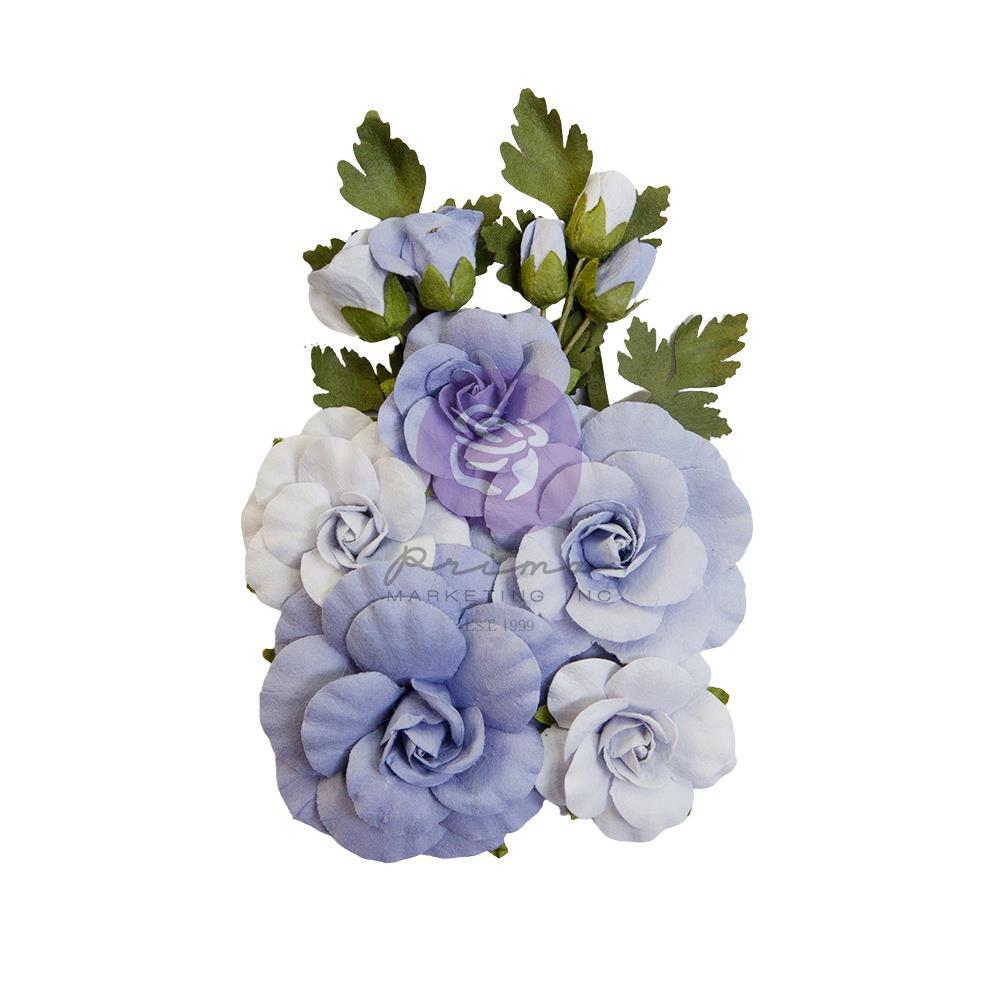 Prima Marketing The Plant Department Mulberry Paper Flowers: Sweet Blue (P664367)