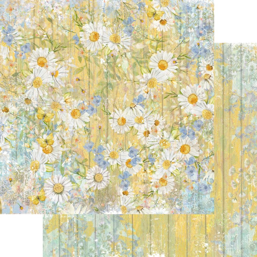 Crafter's Companion Nature's Garden Delightful Daisies 6"X6" Double-Sided Paper Pad, 36/Pkg (DDPAD6)