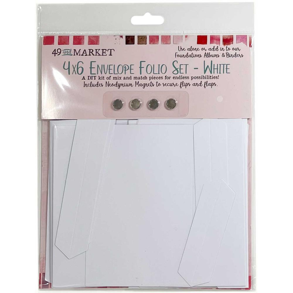49 and Market Foundations 4"X6" Envelope Folio Set: White (FA35533)