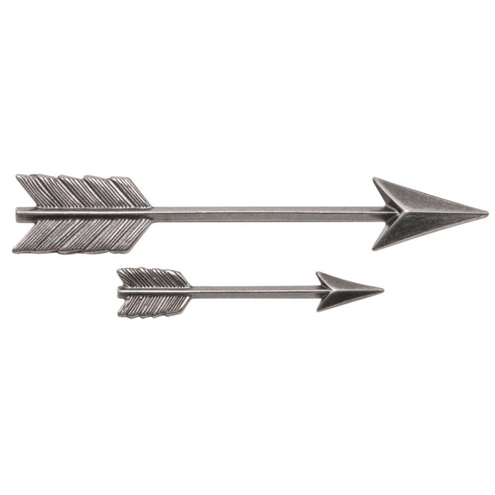 Tim Holtz Idea-Ology 1.5" & 3" Metal Adornments: Arrow, 6/Pkg (TH93127)