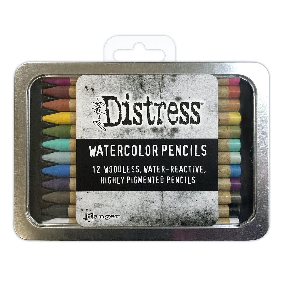 Tim Holtz Distress Watercolor Pencils, Set #1, 12/Pkg (TDH76308)