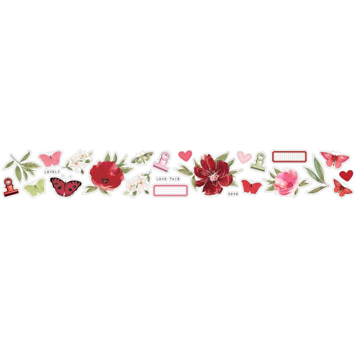 49 and Market ARToptions Rouge Washi Sticker Roll (AOR39487)