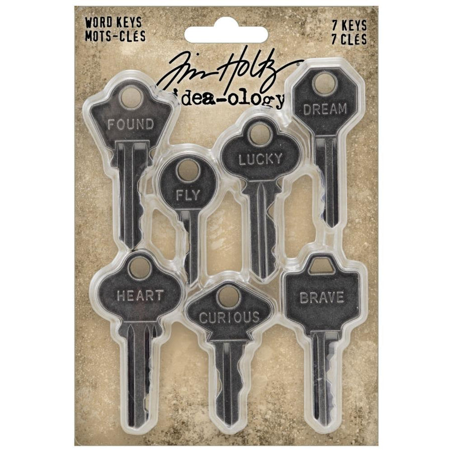Tim Holtz 5ct Vintage Key Charms