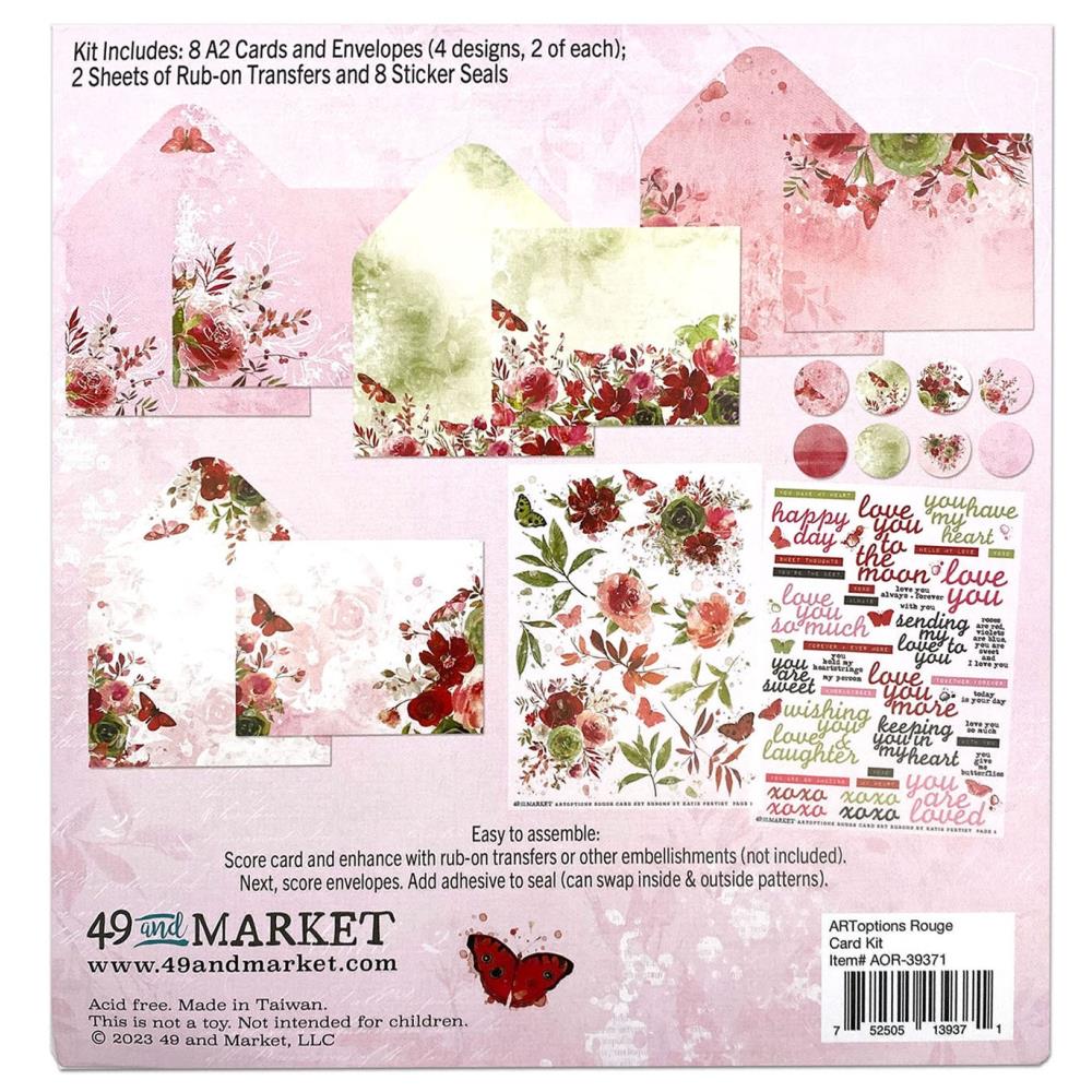 49 and Market ARToptions Rouge Card Kit (AOR39371)