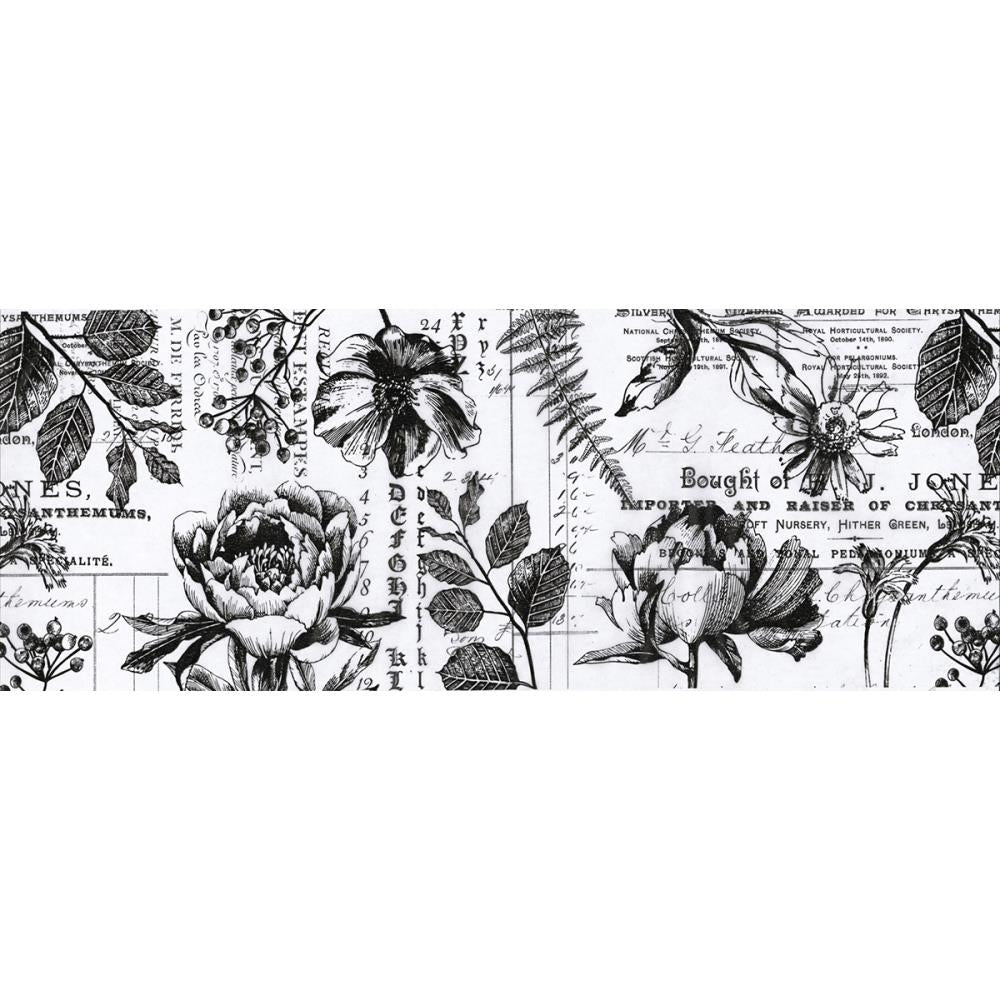 Tim Holtz Idea-Ology 6"X6yds Collage Paper: Botanical (TH93705)