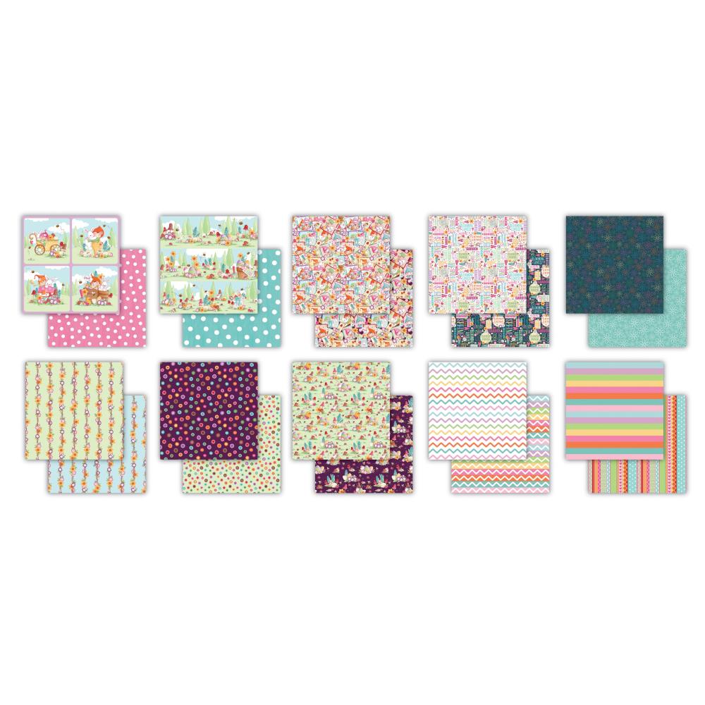 Craft Consortium Let Spring Begin 6"X6" Double-Sided Paper Pad , 40/Pkg (PAD041B)
