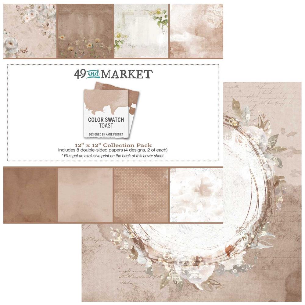 49 and Market Color Swatch: Toast 12"X12" Collection Pack (CST41107)