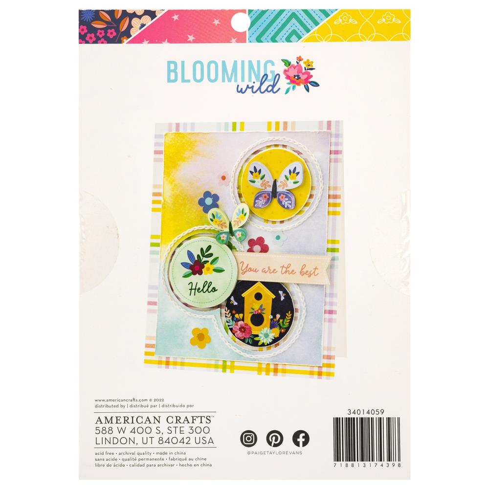Paige Evans Blooming Wild 6"X8" Single-Sided Paper Pad, 36/Pkg (PE014059)