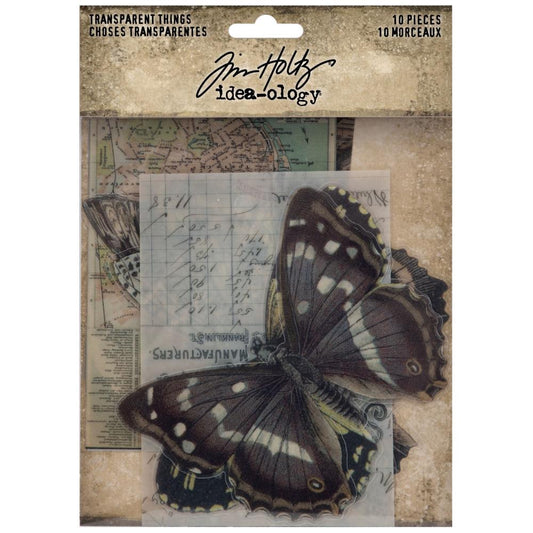 Tim Holtz Idea-Ology Transparent Acetate Things, 10/Pkg (TH94241)