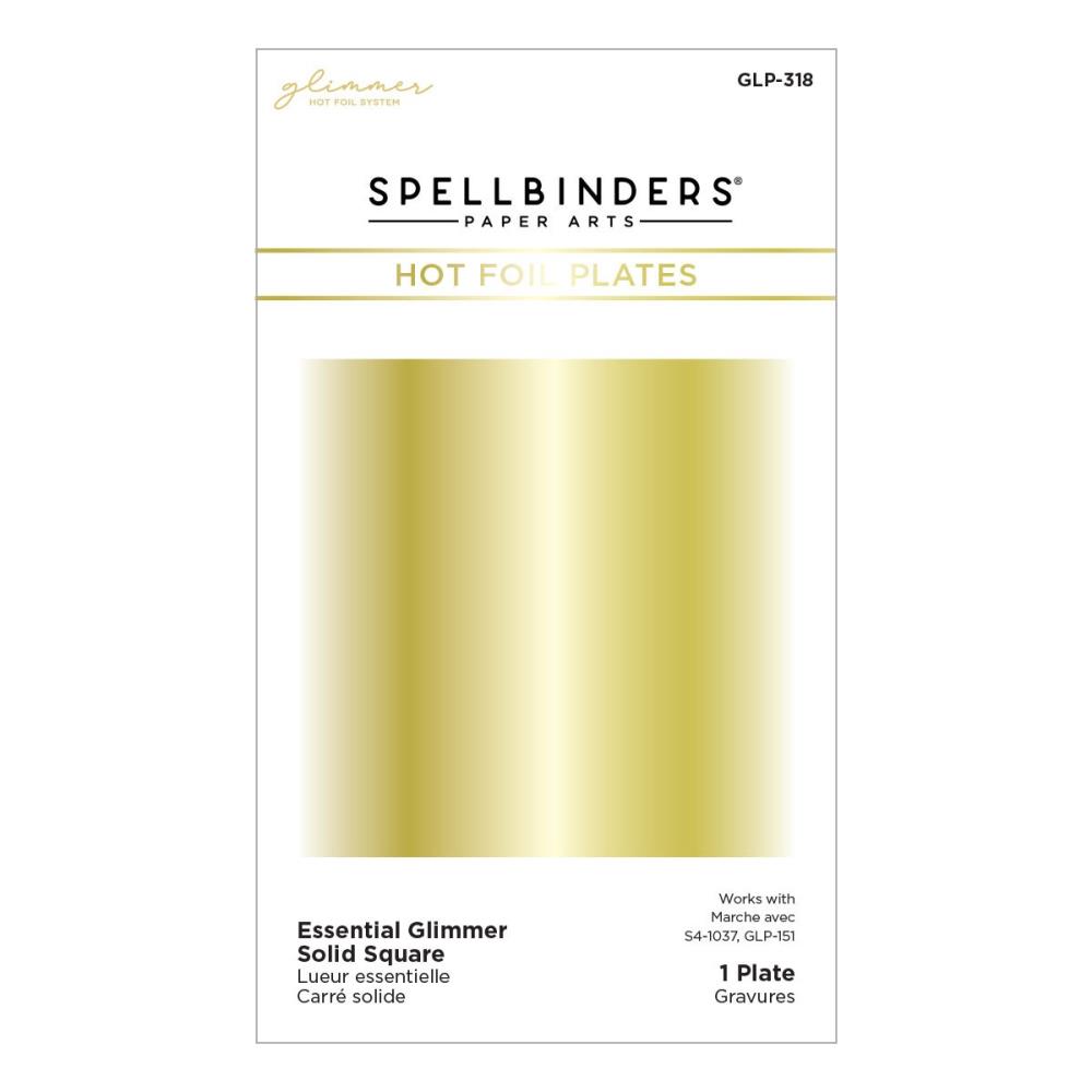 Spellbinders Glimmer Hot Foil Plate: Essential Solid Square (GLP318)