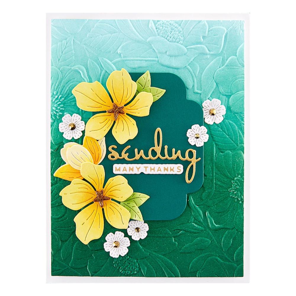 Spellbinders - 3D Embossing Folder - Beautiful Blooms