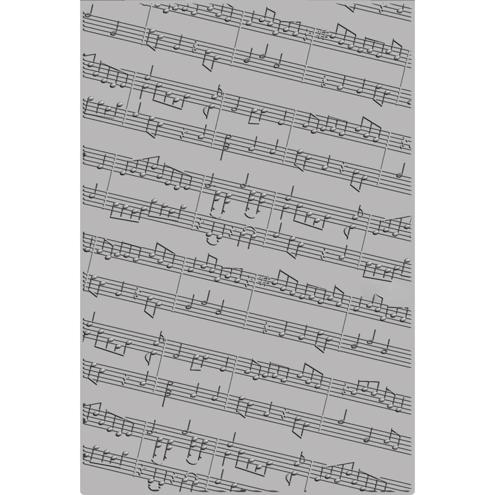Sizzix 3D Textured Impressions: Musical Notes, By Kath Breen (666212)