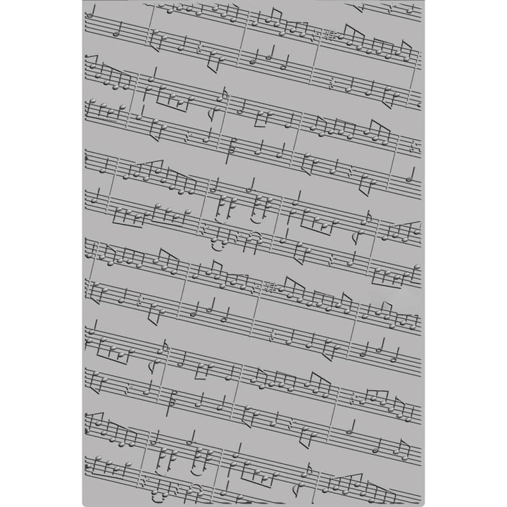Sizzix 3D Textured Impressions: Musical Notes, By Kath Breen (666212)